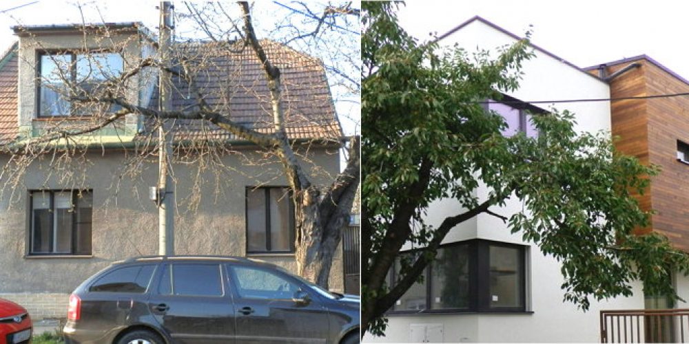 Prestavba domu zo starého rodinného na nízkoenergetický